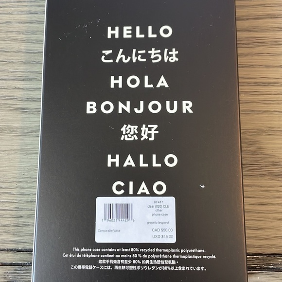 NIB♠️🆕Kate Spade ♠️ 🆕 Graphic Leopard Heart Print iPhone 13/14/15 Case🐆♠️ - Picture 3 of 4